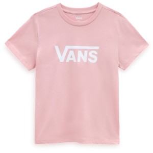 Dámské růžové triko Vans WM Drop V SS Crew-B W SLVPK