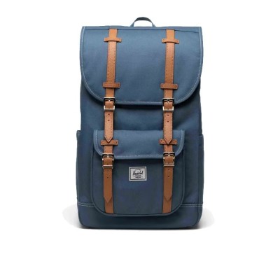 Městský modrý batoh Herschel Little America™ Backpack Blue Mirage/White Stitch