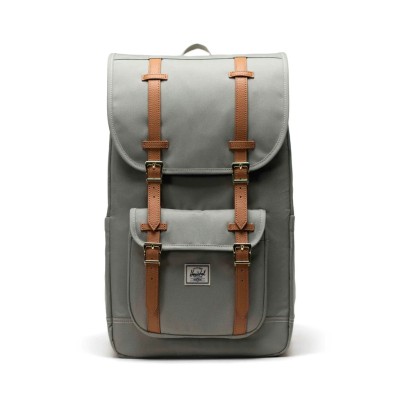 Městský šedý batoh Herschel Little America™ Backpack Seagrass/White Stitch