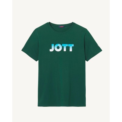 Pánské zelené triko s potiskem Jott Pietro Logo 249 Vert Fonce