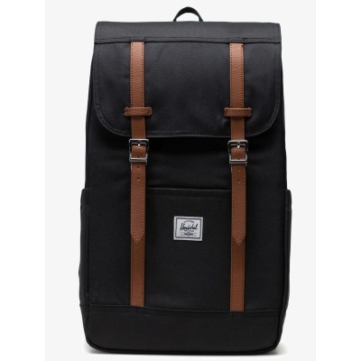 Městský černý batoh Herschel Retreat™ Backpack Black