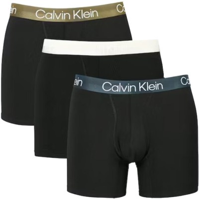 Sada 3 kusů černých boxerek Calvin Klein Underwear B- Gry, Green, Blue