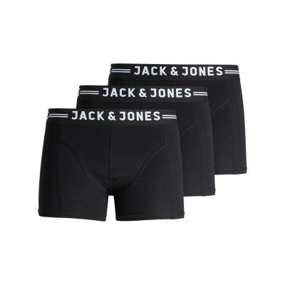 Trenýrky Jack & Jones Sense 3pack Black