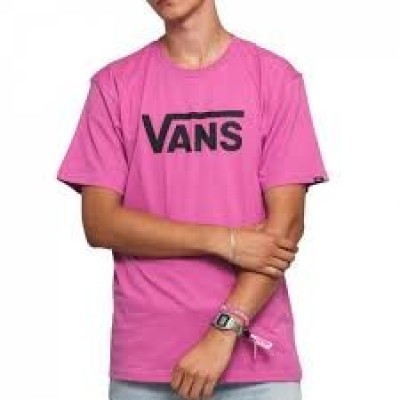 Pánské růžové triko Vans MN Vans Classic Rosebud/Black