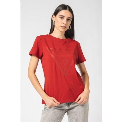 Dámské červené triko Guess Jeans T-Shirt G524 Bohemian Red W