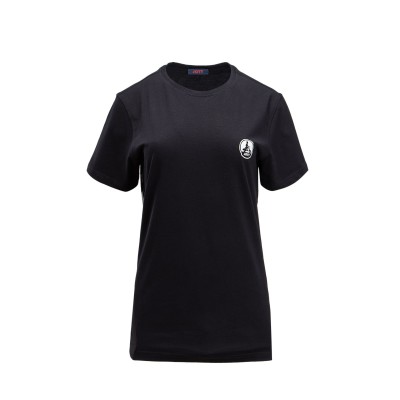 Černé unisex triko s potiskem JOTT SS23UTSH11 - Pietro Logo 999