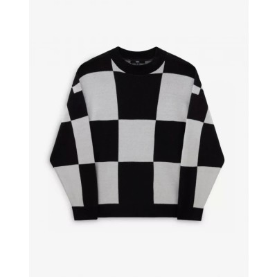 Dámský černo bílý svetr Vans Wortex Sweater Black/Marshmllw