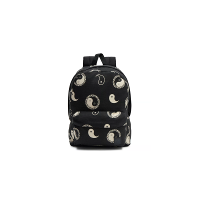 Černobílý vzorovaný batoh Vans WM Deana III Backpack Black/White