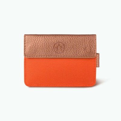 Oranžové pouzdro na kreditní karty Cabaia Mini Wallet Palmyre TU
