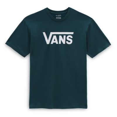 Pánské tmavě zelené triko Vans MN Vans Classic Deep Teal/White