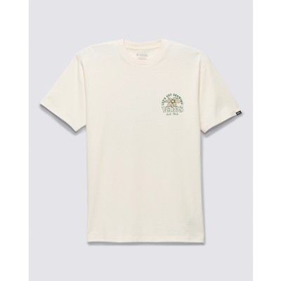 Pánské krémově bílé triko s potiskem Vans Growth Garden SS Tee Natural