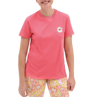 Dámské růžové triko Vans Apple Puff BFF Calypso Coral W