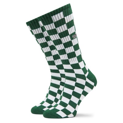 Bílo zelené ponožky Vans Mn Skate Checkerboard Crew Eden
